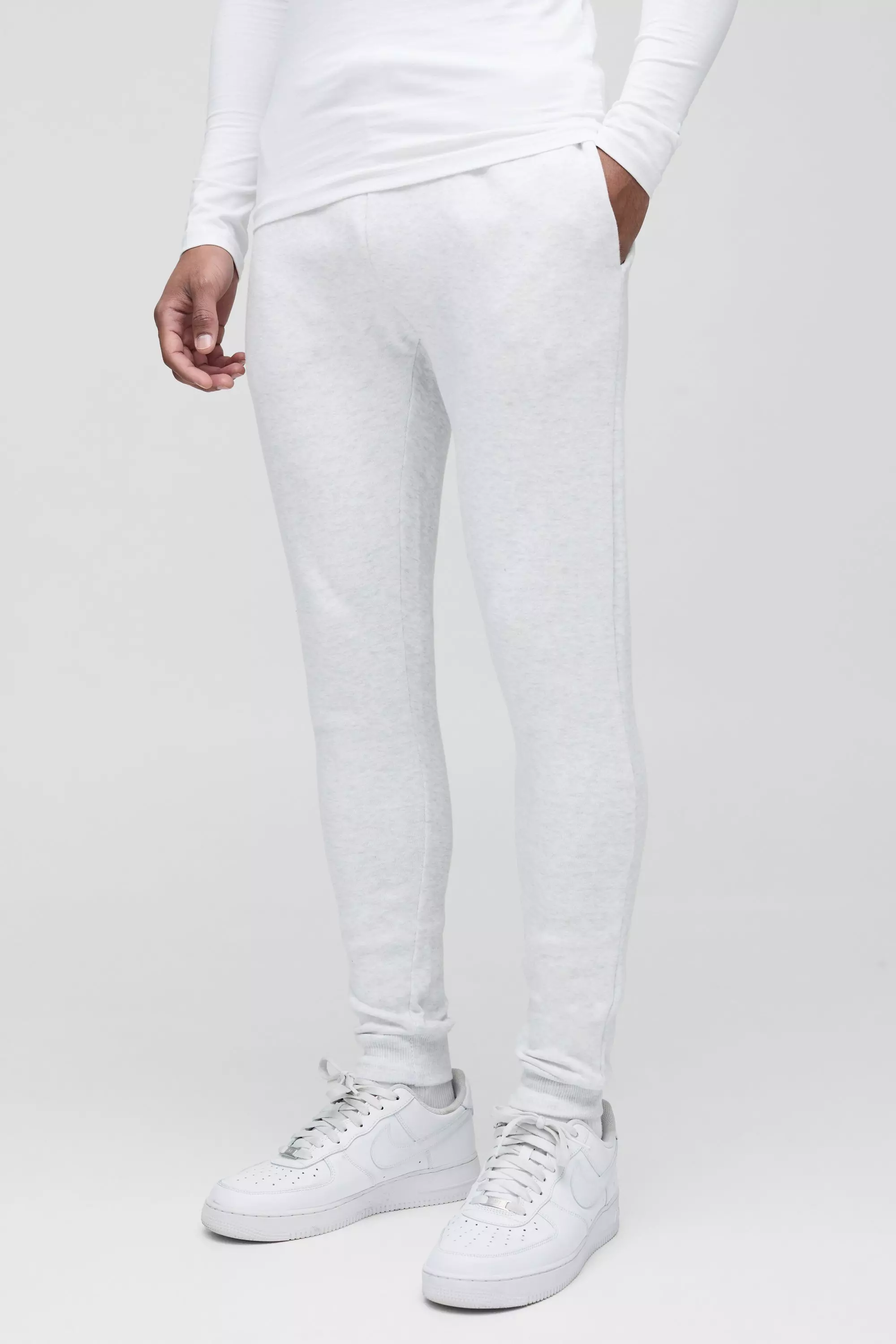 Boohooman super skinny joggers sale